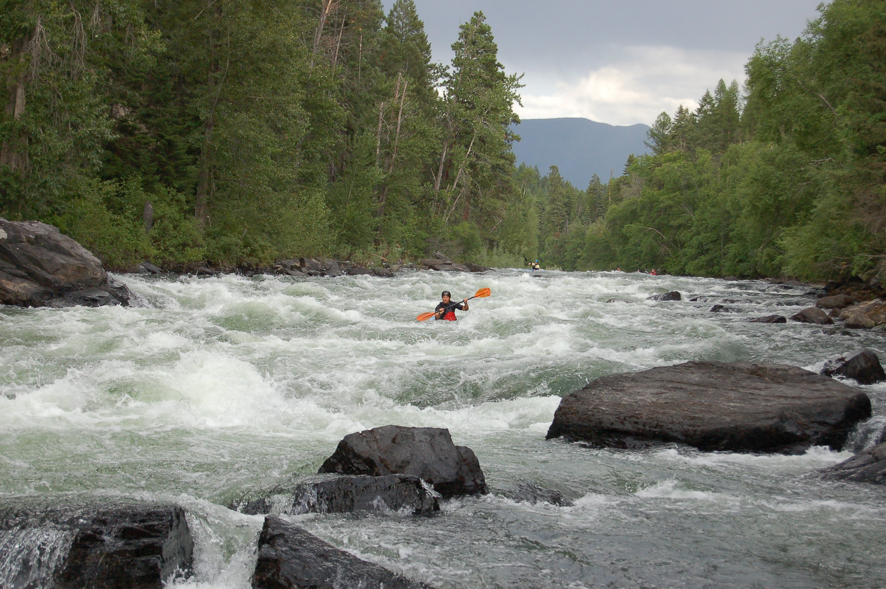 Swan River hydropower dam release
