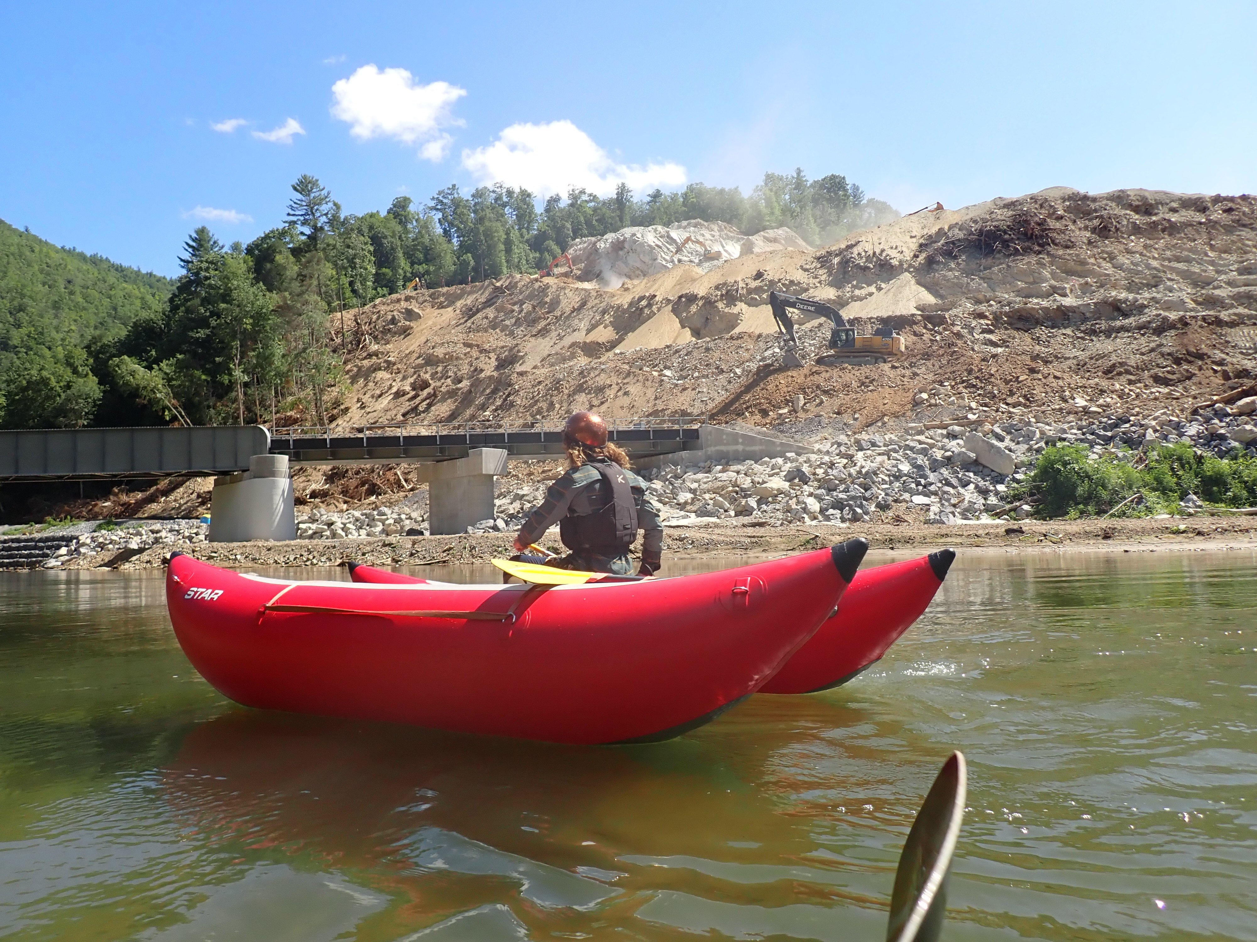 Image for Illegal Mine that Ravaged the Nolichucky Put-In Blocked By Courts
