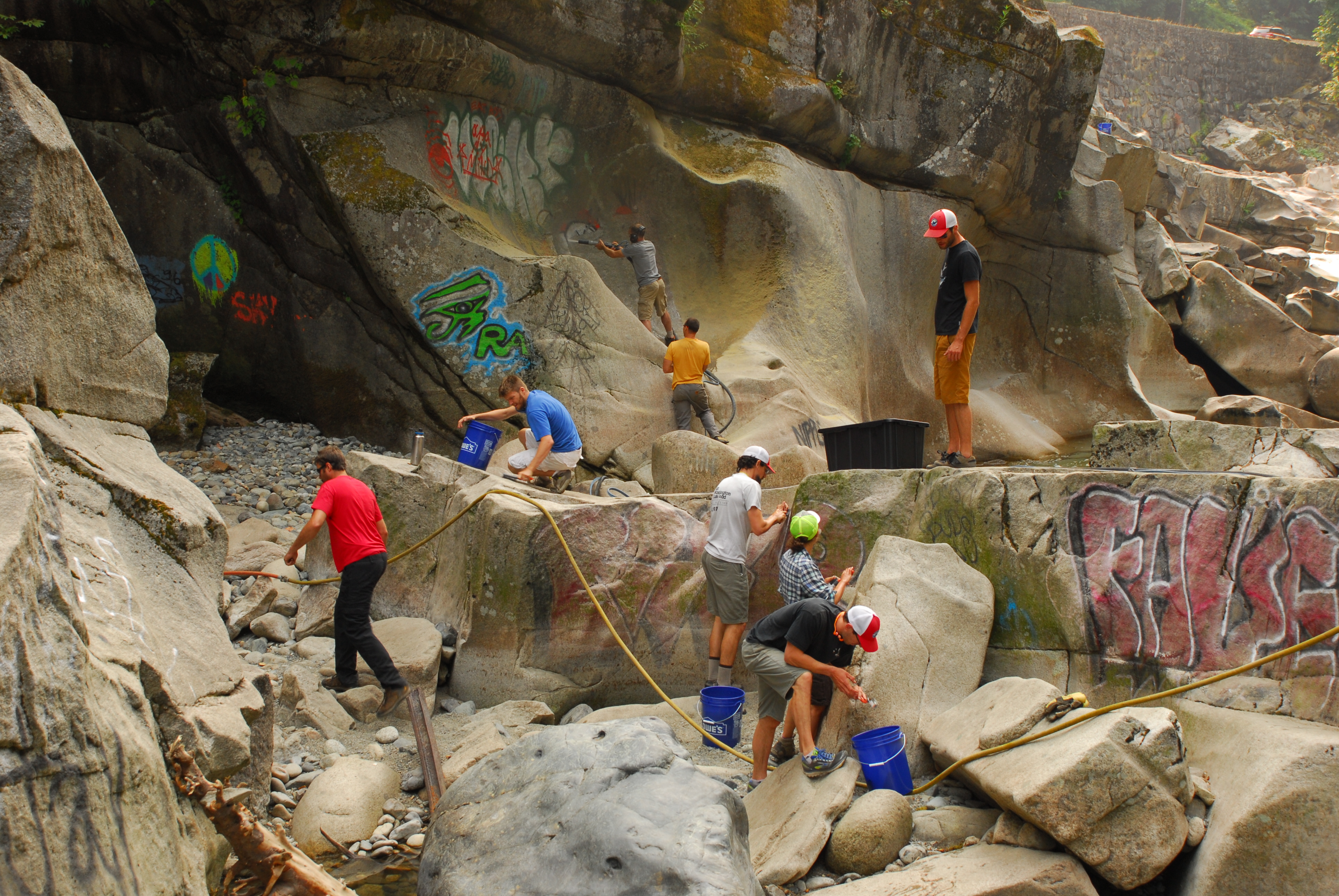Image for Eagle Falls Graffiti Scrub and Clean Up, Saturday 8/26 (WA)