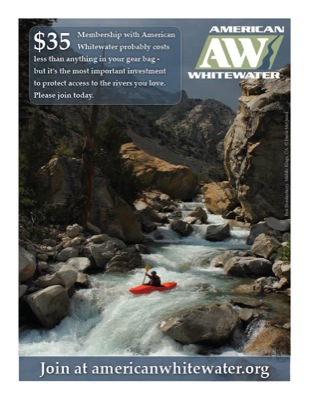 Image for Download your own American Whitewater Ad/Poster