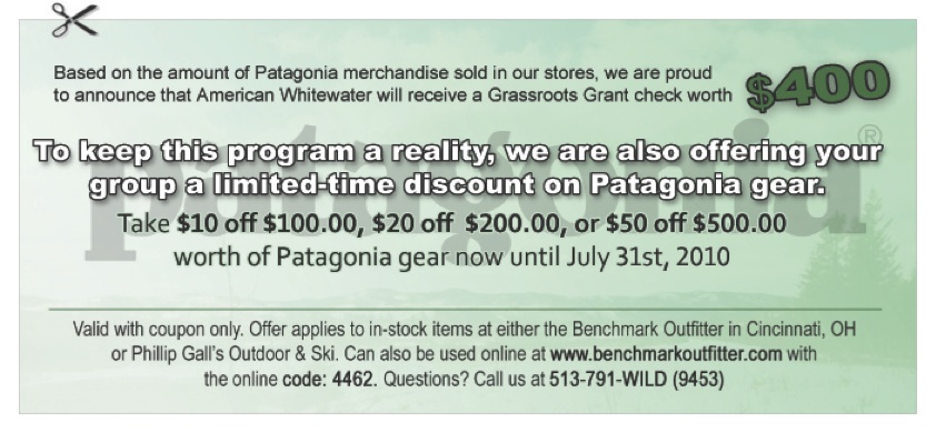 Image for Discount on Patagonia Gear from Benchmark Outfitters