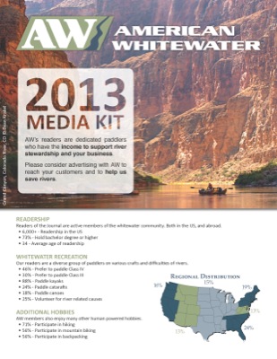 Image for Advertise in the American Whitewater Journal