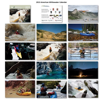 Image for 2013 American Whitewater Calendar For Sale
