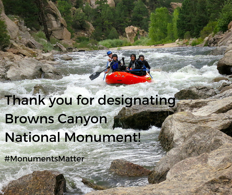 Image for President Obama Designates Browns Canyon National Monument - Colorado