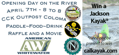 Image for California Canoe & Kayak - Opening Day Fundraiser for American Whitewater