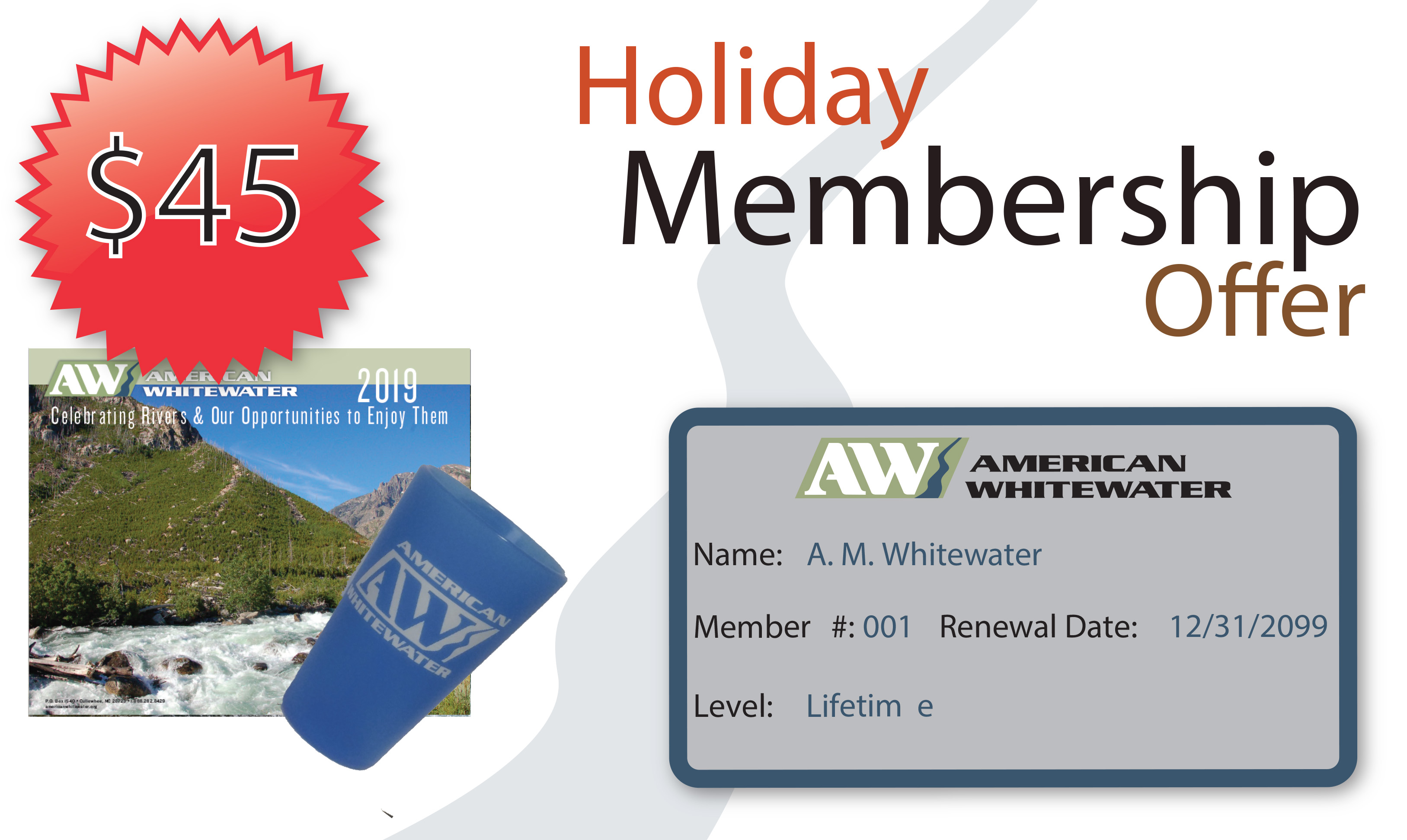 Image for A Paddler's Gift That Makes A Difference! AW's Holiday Membership Deal