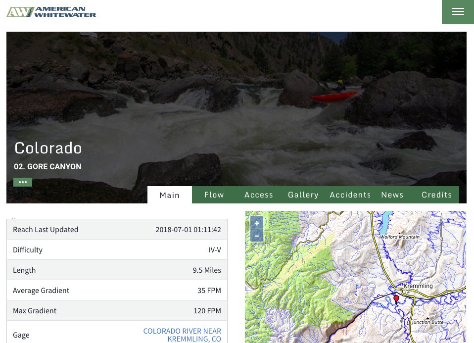 Image for Check Out the New Draft National Whitewater Inventory