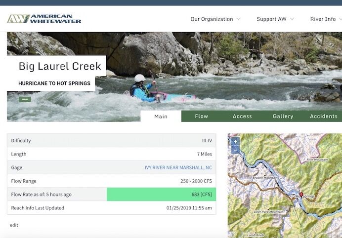 Image for Welcome to the New National Whitewater Inventory!
