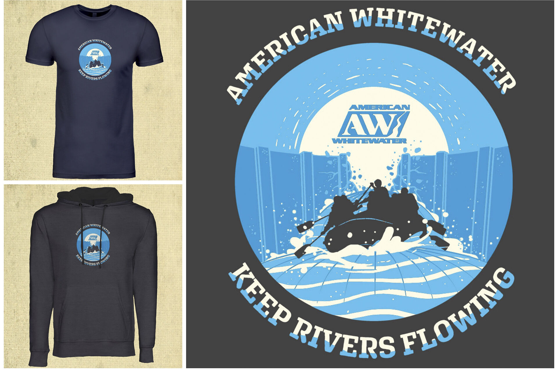 Image for Limited Edition AW Keep Rivers Flowing Tees and Hoodies!