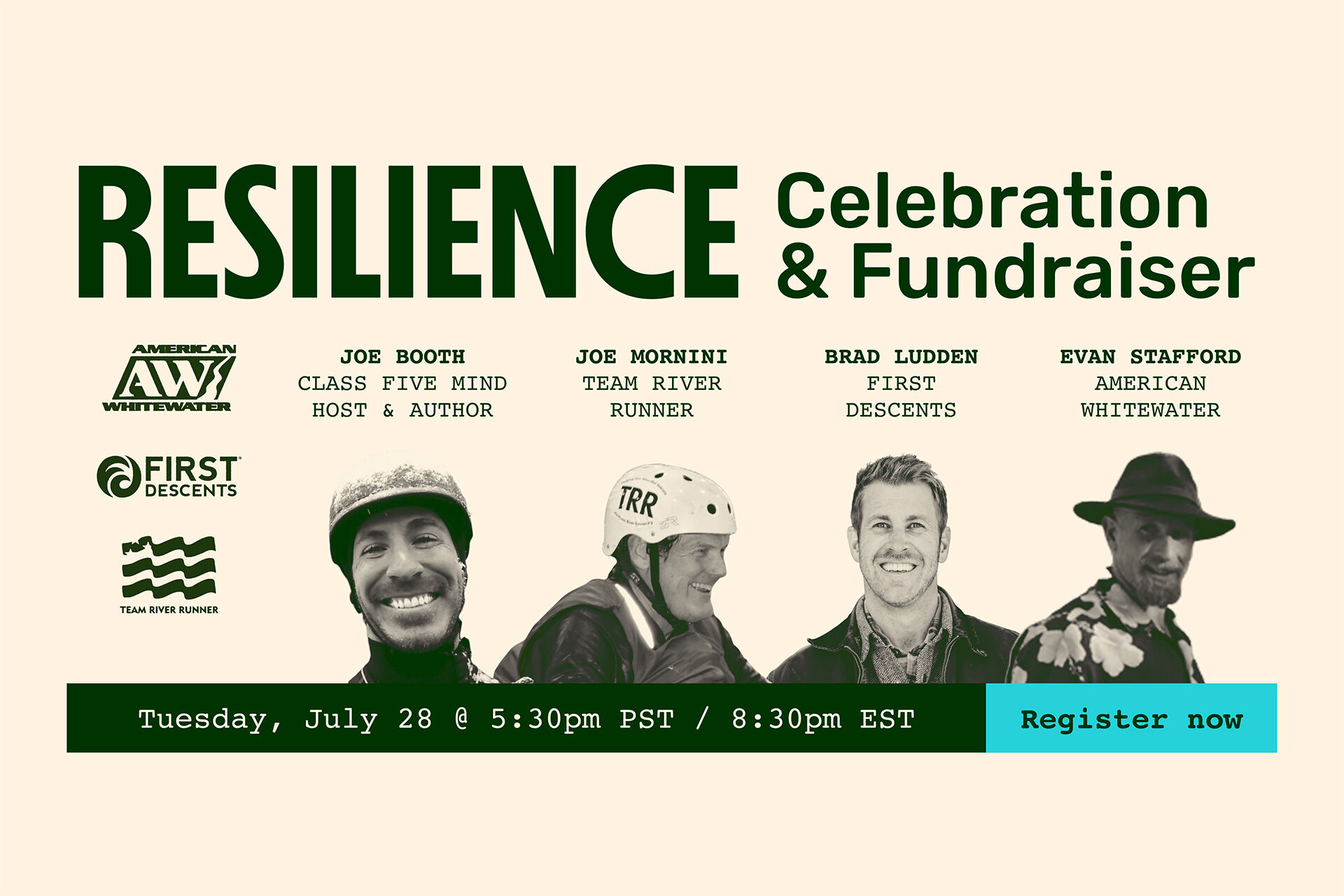 Image for RESILIENCE live event and fundraiser for AW July 28
