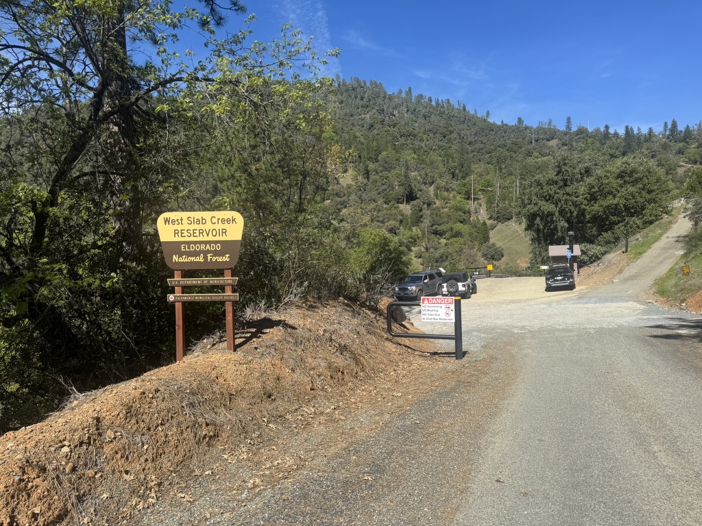 West Slab Creek Reservoir Put-in for SF American Slab Creek Reach