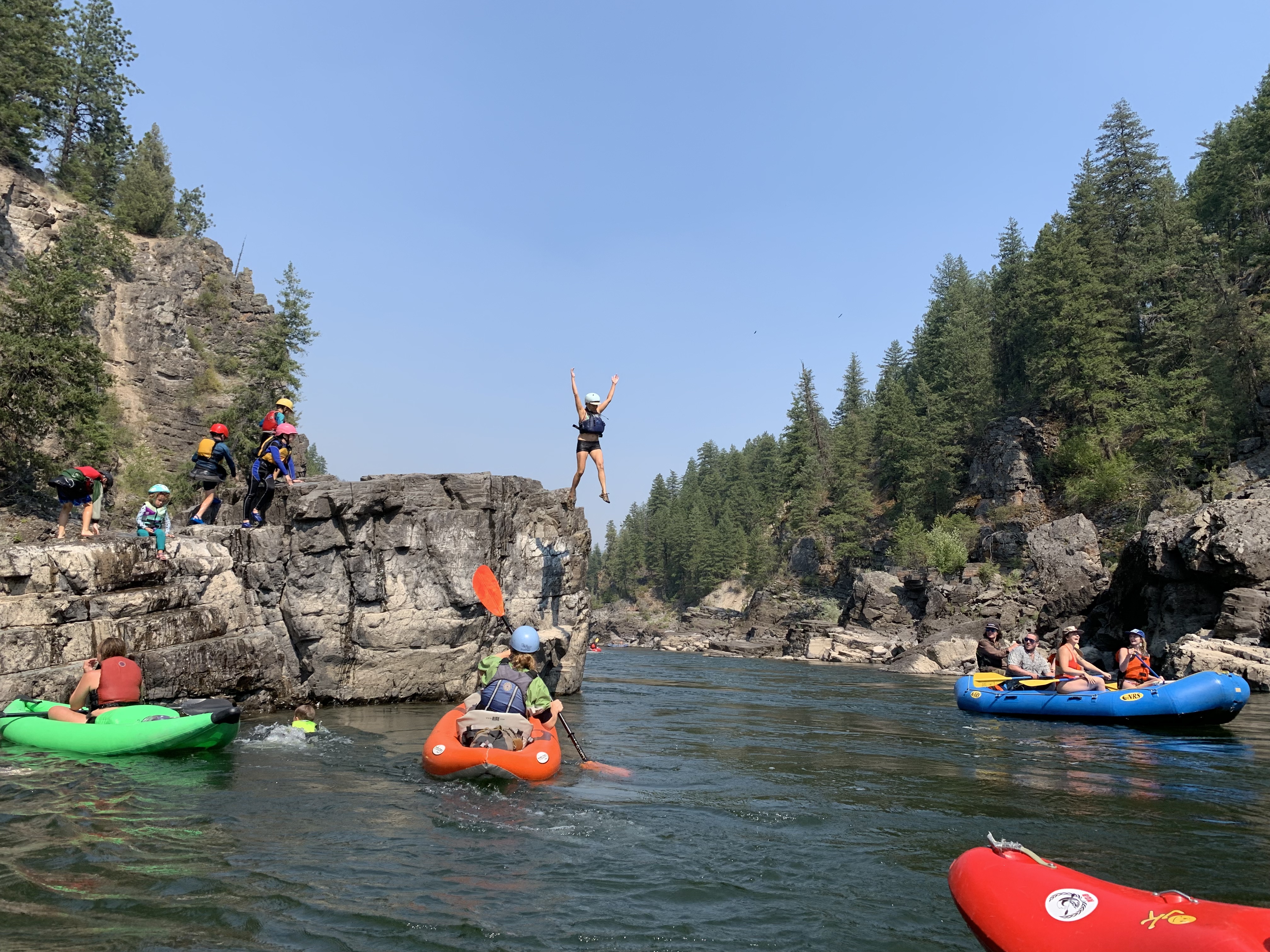 Alberton Gorge on the Clark Fork River, MT