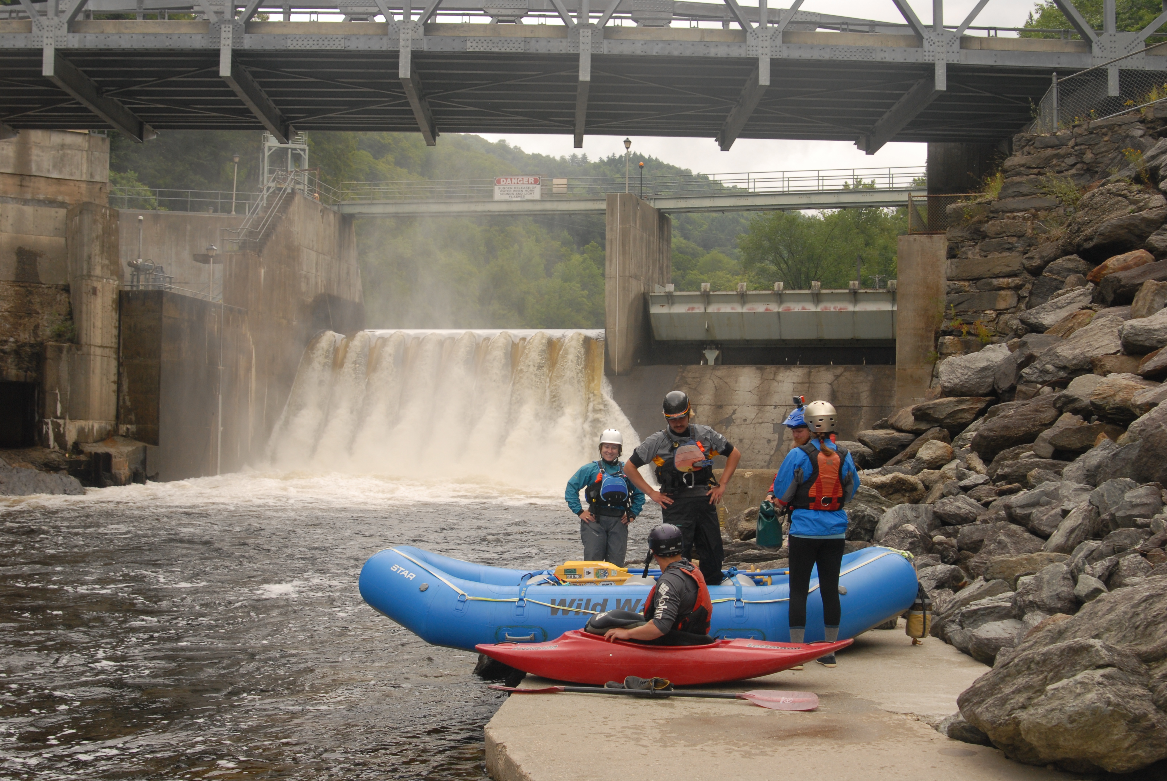 Put-in at the Deerfield Dryway