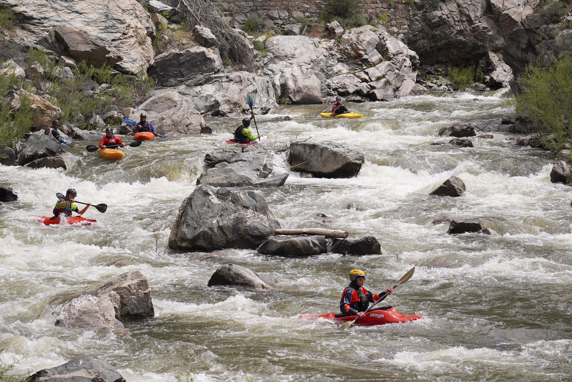 Image for Over 50 Paddlers Enjoy Inaugural Weber River Releases (UT)
