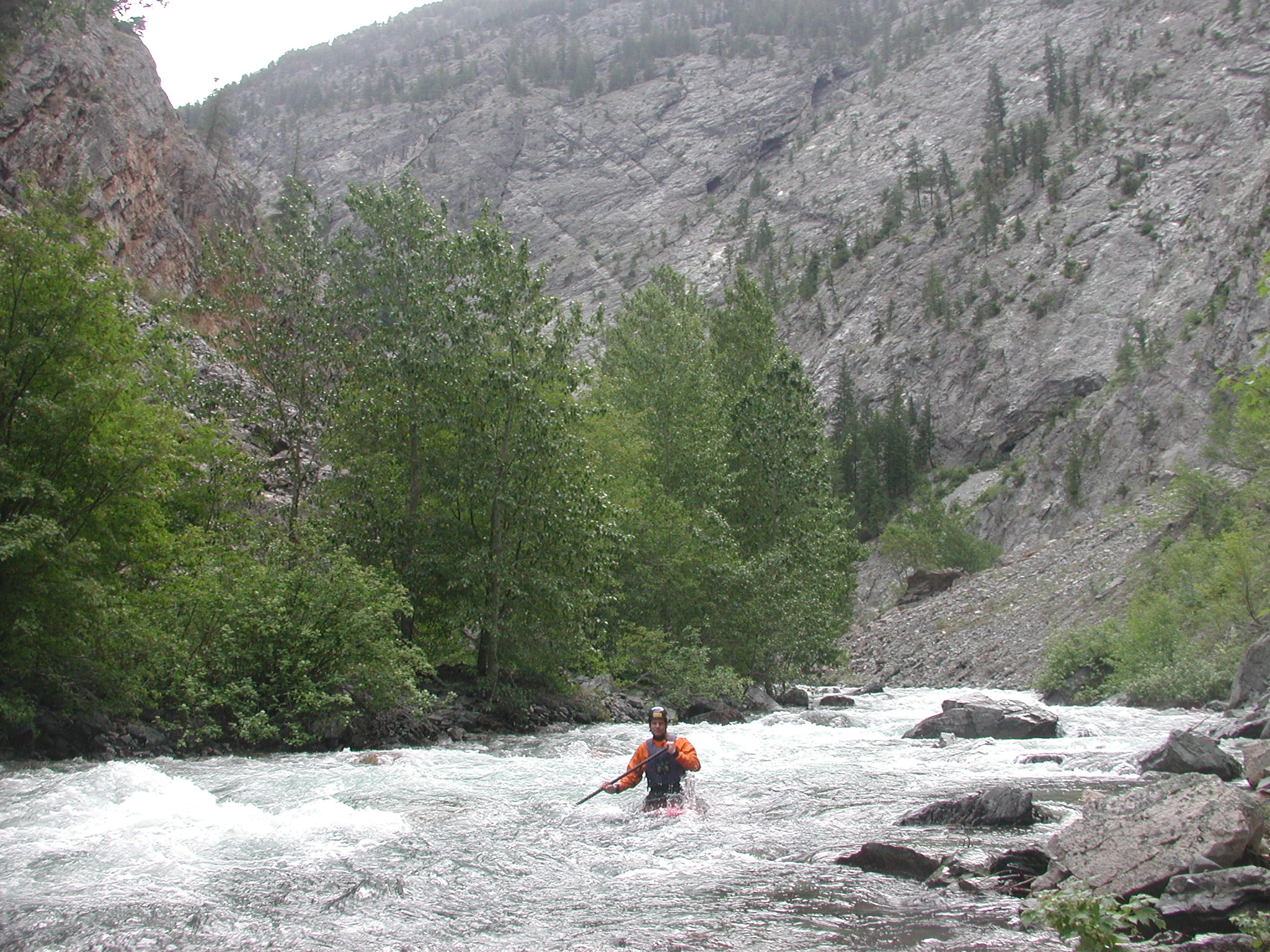 Kayaking on the Lost River.